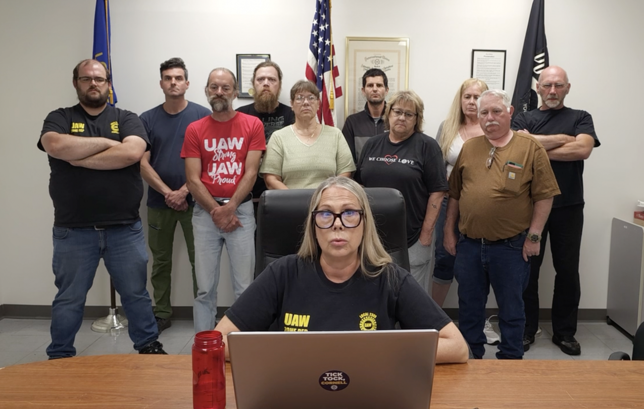 Photo of the UAW Local 2300 Bargaining Team