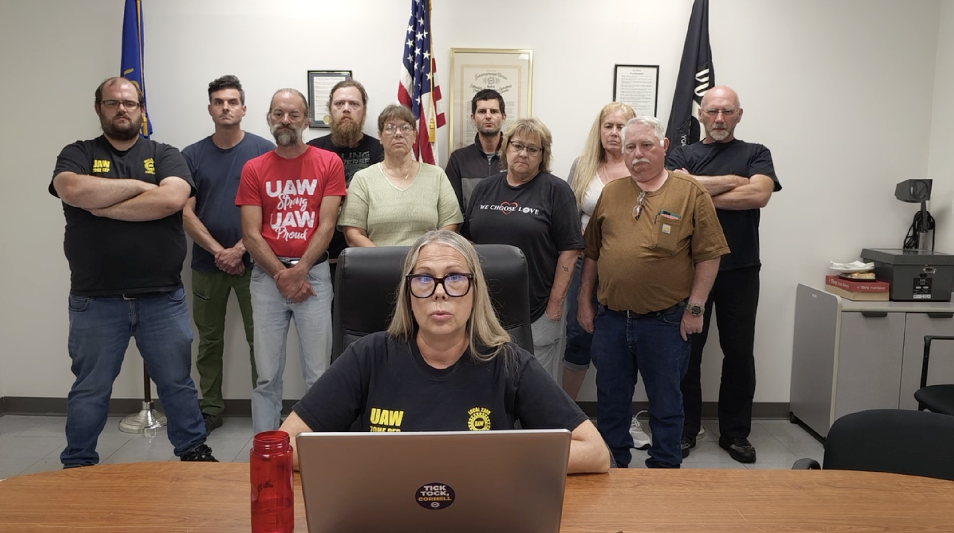 Photo of the UAW Local 2300 Bargaining Team
